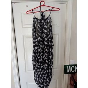 Joe Boxer Palm Tree Swimsuit Coverup (Size Small)